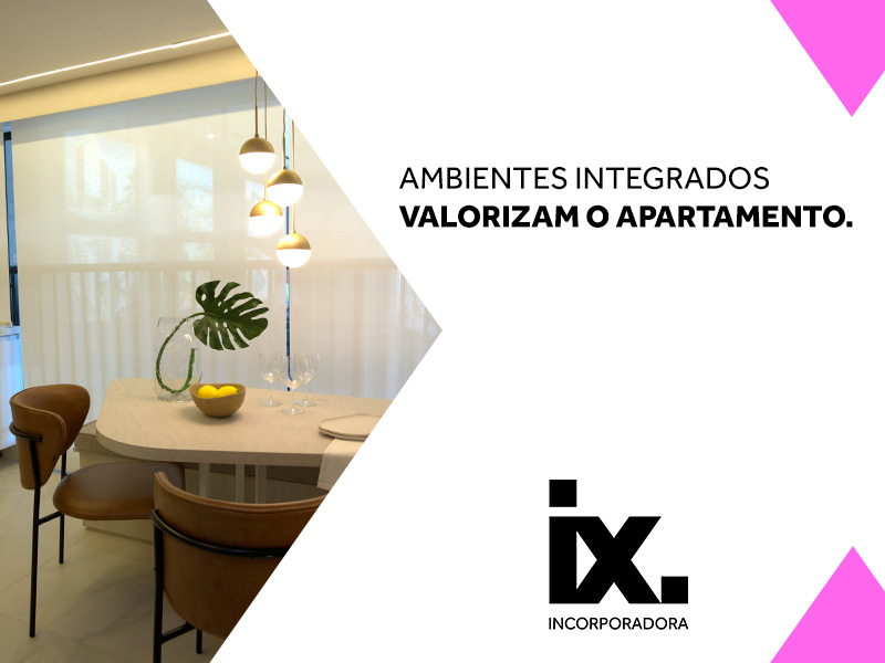 Foto - Ambientes integrados valorizam o apartamento